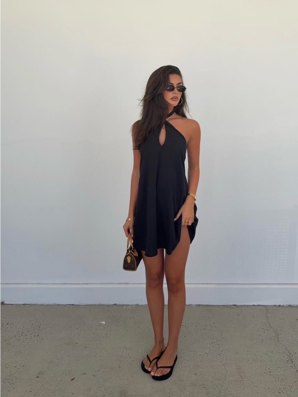 FORTUNATE ONE COCONUT SLIPS MINI DRESS- GREAT DEAL. CURRENT STYLE.